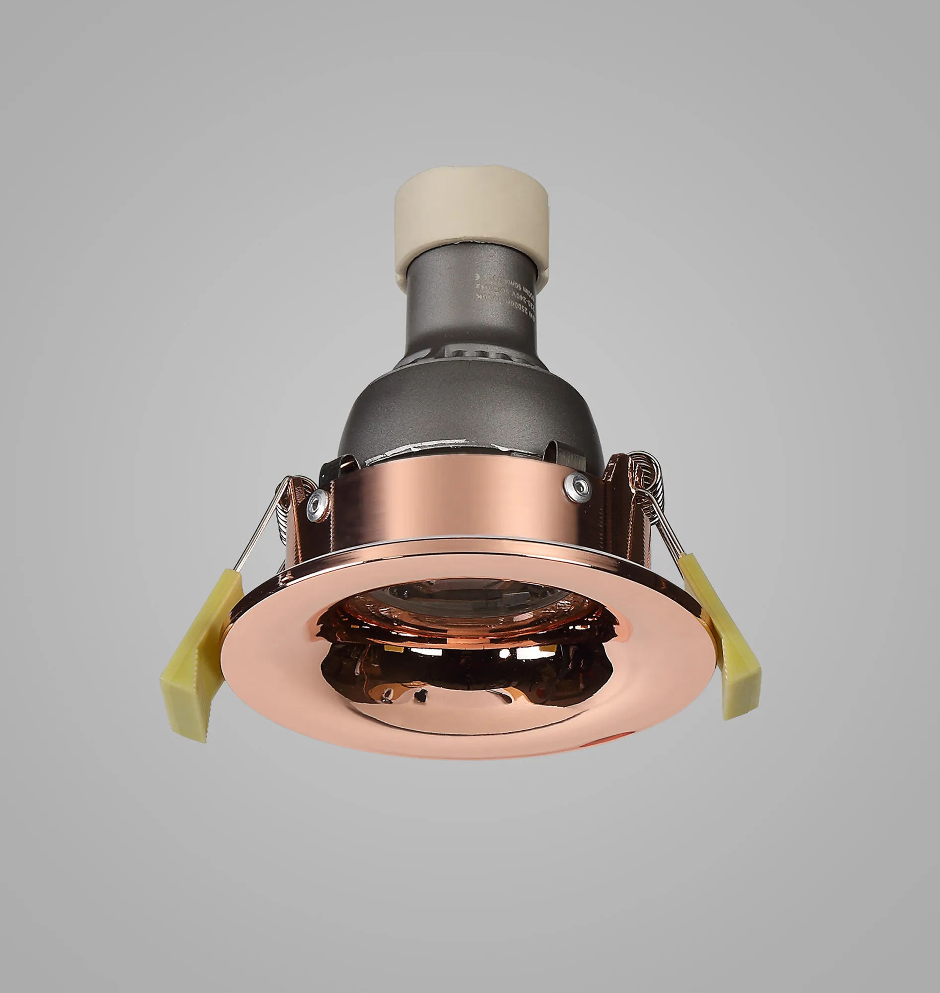 Bruve GU10 Recessed Round Rose Gold IP65 Downlighter, Cut-Out 68mm DX200406  Dlux Bruve IP65